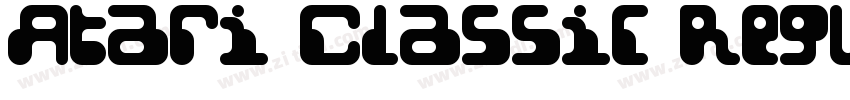 Atari Classic Regula字体转换